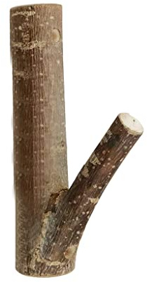 TERNCOEW Vintage Holz Baum Ast Wandhaken Dekorative Holz Klebehaken für K Baum Ast Wandhaken zum Aufhängen