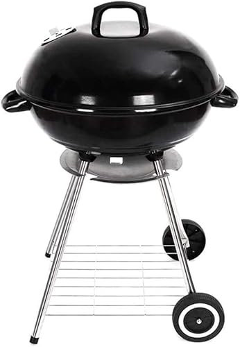 Barbacoa redonda de carbón salvaje para exteriores, hogar, patio, jardín, barbacoa, estufa adecuada para 5-15 personas