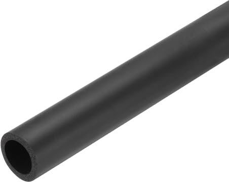 sourcing map Pipe Insulation Foam Tube 20mm ID x 30mm OD 0.45m Foam Tubing Heat Insulated Pipe for AC Unit Handle Grip Water Pipe Freeze Protection - 1-3/16 x 13/16/Black