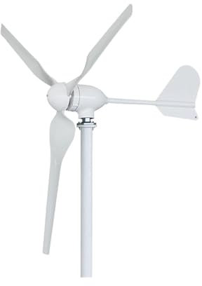 Wind Generator Wind Turbine Generator Low Wind Speed 2000W Horizontal Wind Turbine Generator 12V 24V 48V Windmill with MPPT Charger Controller with Higher Power Generation(Hybrid Control,3_12V_2000W)