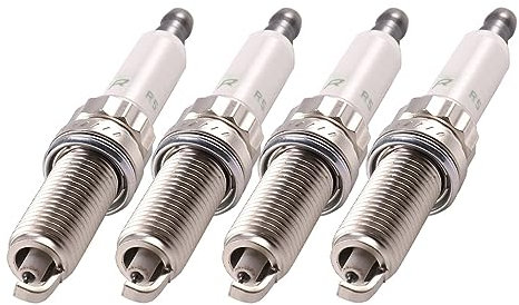 4 Stück Auto-Metall-Zündkerze Iridium-Platin-Zündkerze 95770 ILZKBR7B8DG 0242129512, kompatibel mit Peugeot, kompatibel mit Citroen, kompatibel mit Mini, kompatibel mit Cooper Zündkerze Solides Termin