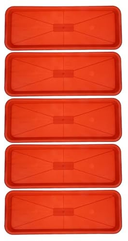 Happyyami Bacs D'éGouttage Rectangulaires pour Plantes, Soucoupes RéCupéRatrices d'eau, Bacs De Drainage éTanches pour Pots De Fleurs De FenêTre Et De Jardin