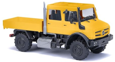 Busch 51080 H0 LKW Modell Mercedes Benz Unimog U 5023, gelb