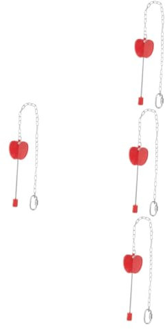 BESPORTBLE 4 Stück Papageien Obstgabel Aus Edelstahl Vogelbedarf Finken Futterspender Hühnerstall Futterbehälter Käfig Wellensittich Vogelfutterspender Nymphensittiche Außen