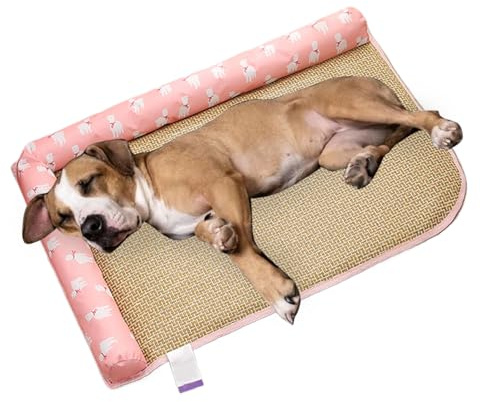 Kühlendes Kissen für Hunde | Atmungsaktives Hundebett für Hunde, atmungsaktives Thermokissen für Katzen und Welpen für Garten und Innen