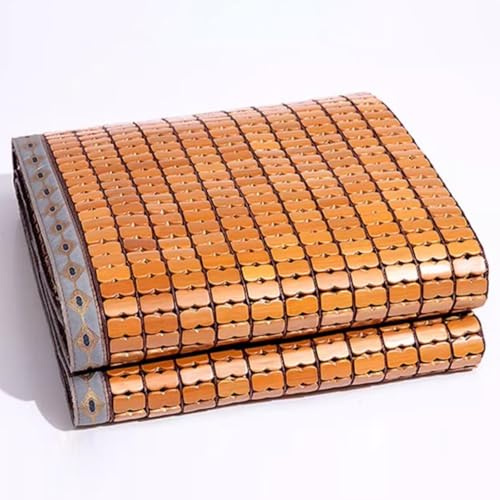 Tapete de bambú plegable para enfriar, transpirable, absorbe el sudor, comodidad de verano para el hogar, dormitorio, escuela, portátil y ligero, perfecto para aliviar el clima cálido