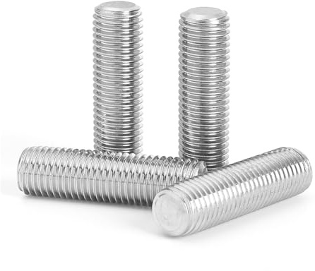 MOUMOUTEN 30 Pernos Roscadas M6x35mm Acero Inoxidable 304 | Herraje de sujeción, útil para montaje de muebles, reparaciones industriales y uniones mecánicas