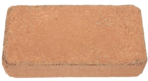 Abaodam Komprimierter Kokosfaser Bodenblock für Zimmerpflanzen und Garten Organische Kokoserde Quellfähig mit Hoher Wasserspeicherkapazität Nährstoffreicher Pflanzsubstratblock für Blumen