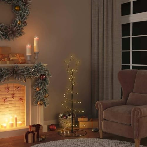 Lumanois LED para árbol de Navidad 80 LED cálido 120 cm,Casa y jardín,Decoración,Decoraciones Festivas y estacionales,Luces de Navidad,1.8kg-4019497