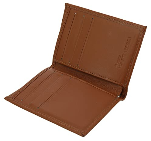 FASHIONGEN - Porte-Cartes en Cuir de Vachette, pour Carte de crédit, fidélité et visites, pour Femme et Homme, Sawsan