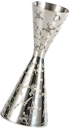 LOVIVER Acero Inoxidable 30ML / 60ML, / Medidor De Japonés Jigger - Kit profesion De Barra De Herramientas para Barman - Color Plateado