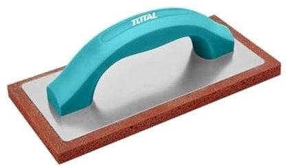 TOTAL - Trowel Talocha | with Sponge to Clean Tile or Tile Joints | Masonry and Construction Tool | 230 x 100 mm | Bi-Material Arc Handle