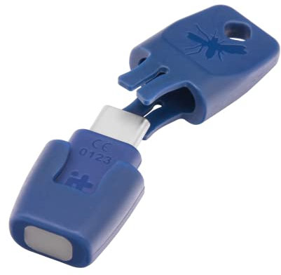 Heat it Per Android – allevia le punture di insetti: zanzare, ghette – tranquillizza rapidamente - compatto ed efficiente – adatto per bambini e donne incinte – dispositivo medico certificato, Blu