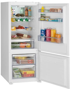 Oranier Einbau Kühl-Gefrier-Kombination 145 cm - Einbau-Kühlschrank mit 2 Frost-Schubladen - 211 Liter Volumen - Schlepptür Anschlag wechselbar EKG145