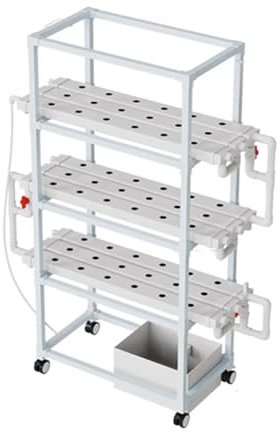 Potager d intérieur,Kit de culture hydroponique,de culture hydroponique Kit de culture aéroponique,pour fruits et légumes avec pompe hydratante, adaptateur, pots en filet. ( Size : Without lights )