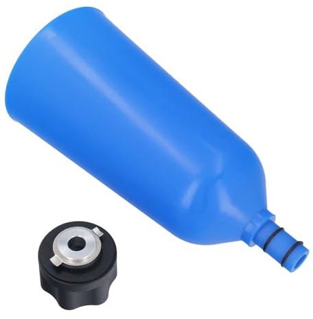GEPCO - Imbuto Separatore per Olio da 2 l, con Adattatore a Baionetta, Adattatore per Olio Motore, Adattatore Compatibile con Audi BMW Mercedes Porsche con Coperchio a Baionetta