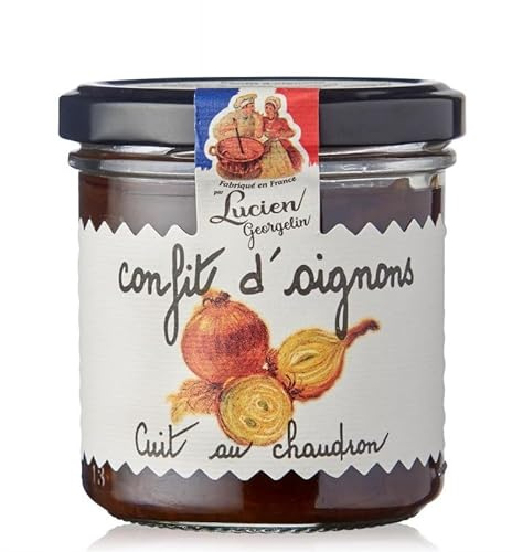 Délice Maison: Confit d'Oignons Riches en Saveurs Poids Net 150g - Recettes Authentiques au Chaudron Epicerie Salée - Conserves Gourmandes Pâtés, Le Lot De 4