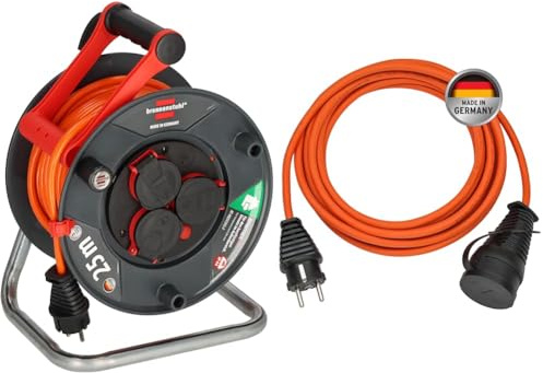 Brennenstuhl Garant V2 IP44 Kabeltrommel 25m outdoor & BREMAXX® Verlängerungskabel