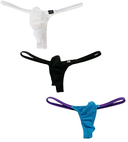 TNNRAO String Homme Sexy Résille Slip De Bain Mesh Tongs Inversées Petit Sous-vêtements Respirants
