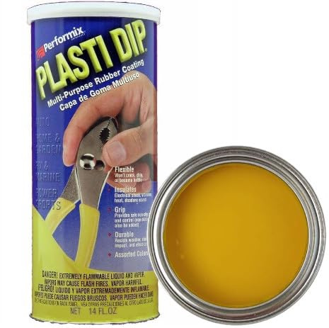 Plasti Dip Thick 400 ml zum Tauchen und Bestreichen (Gelb)