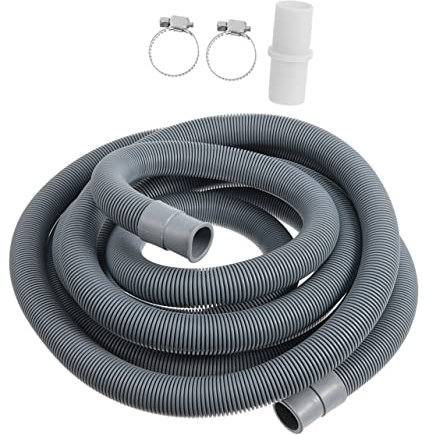 Operitacx Washing Machine Drain Hose Extension Meters Long Heavy Duty Hose Pipe Kit for Washer for Connecting to Existing Drain Pipe in Laundry