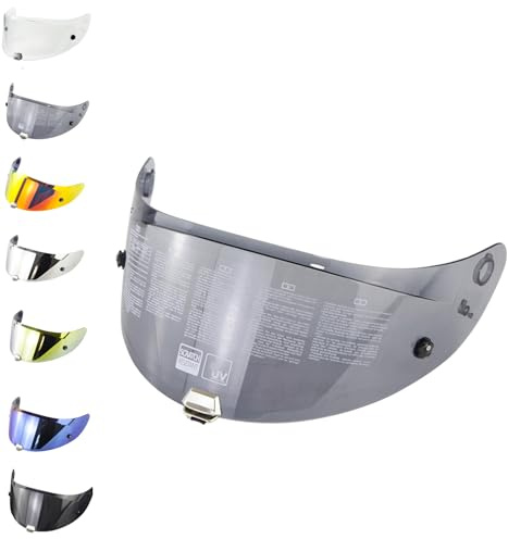 EvoParts Visière Hj-26 pour casque Hjc Rpha 70 - Rpha 11 prêt pour Pinlock et déchirable (Noir 30%)