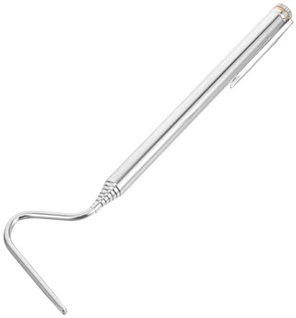 ERINGOGO Gancio Retrattile per Spostamento Sicuro per Serpenti in Acciaio Inox 304, Gancio Estensibile per Cattura Rettili, Strumento di Presa Regolabile di Piccoli Serpenti e Rettili