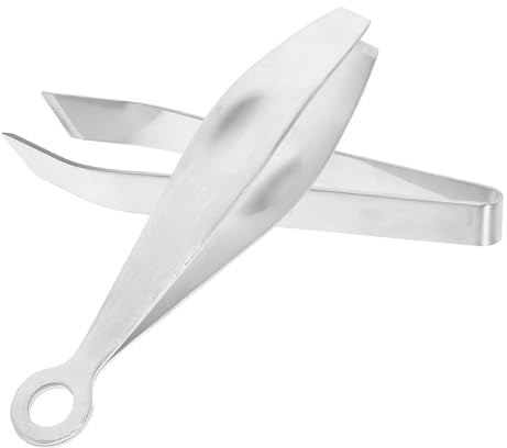 HINTRMENT 2pcs Stainless Steel Pincer Puller Hair Removing Tweezers for Cooking Kitchen Use with User-friendly Design and Sturdy Material, for Food Design Styling