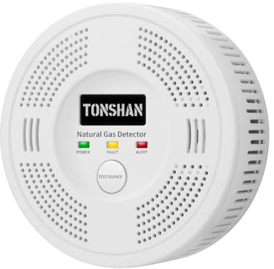 Combustible Gas Detector,10s Fast Methane Propane CH4 LPG LNG Detection | 85dB 360° Dual-Alert System, Auto Self-Check 10-Year Wireless Natural Gas Alarm with 3 Year Battery Life