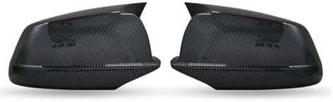 Tür Spiegelkappen Für F10 F11 für 5er 520i 523i Kappen seitliche Rückansicht Auto Rückspiegel Abdeckung(Carbon fiber pattern)