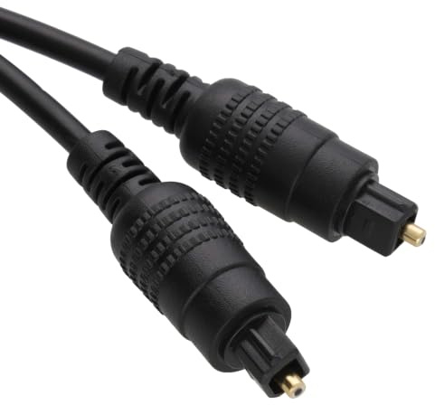 kenable Optique TOS câble Digital l'audio HQ 4 mm Cordon Plaqués Or Pour Soundbar/PS4/Sky 3 m [3 mètre/3m]