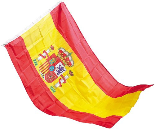 PEARL Länderfahnen: Länderflagge Spanien 150 x 90 cm aus reißfestem Nylon (Fahne mit Öse)