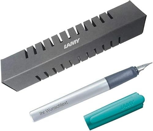 Lamy Füllhalter nexx 064 Smaragd, Feder LH inkl. Laser-Gravur