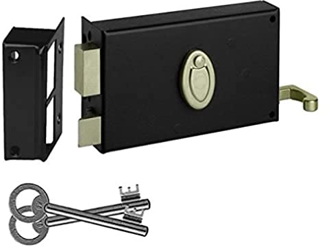 ABUS fd0727207 a Seine H 4 G T G Kastenschloss, zu Ziehung/horizontale mit mit Schlüssel für Öffnung links außen 80 x 140