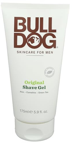 Bulldog Mens Skincare and Grooming Original Shave Gel, 5.9 Ounce