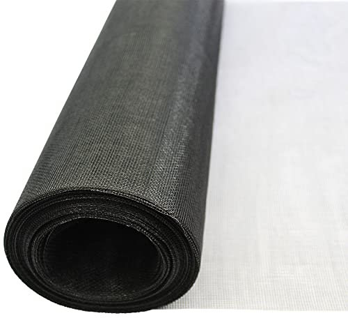 The Mesh Company Insect Mosquito Net Tough Netting Roll Window & Door High Density DIY Mesh Prevents Fruit Flies, Bugs, Wasps Bees (5m x 1.2m (500 x 120cm) Roll)