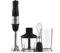 Taurus Amazing - Batidora de mano AHBA1000X 1000W, 20 velocidades y función Turbo, 4 Cuchillas de acero inoxidable, Diseño ergonómico, soft-touch, Campana anti salpicaduras, Set accesorios