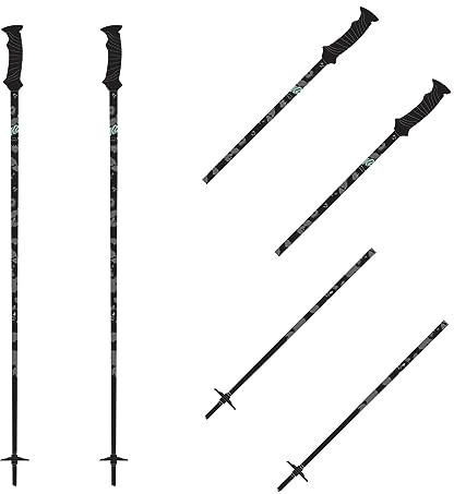 K2 Skis STYLE ALU, Women’s ski pole, black, 110 cm - 10G3006.1.1.110