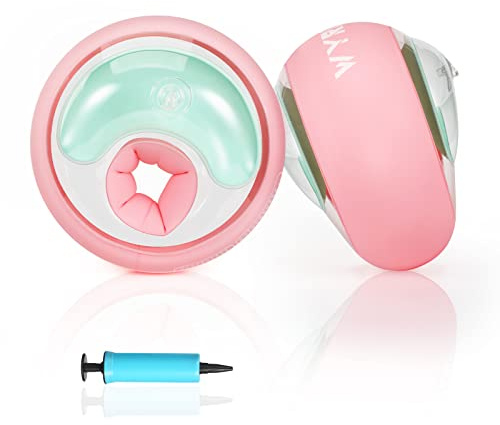 WYRIAZA Manguitos Piscina Niño, Manguitos Bebe 1-6 Años, 6-20Kgs| Manguitos con 3 Airbags Independientes Rosa