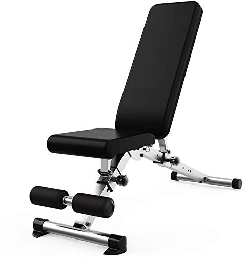 2-in-1-Klappbank, verstellbare Sit-Up-Bank, Fitnessbänke, perfekt für Bankdrücken, Sit-Ups, Beinheben, Kurzhantel-Curls, Ganzkörper-Fitness, maximale Belastung 250 kg