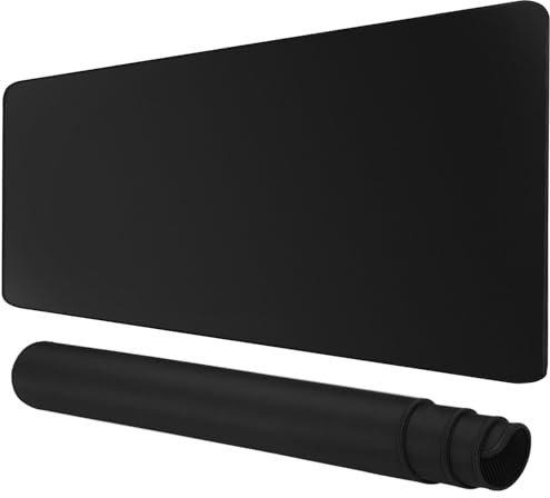 Rcege Großer Mauspad für Schreibtisch - 800x400mm Gaming-Mauspad mit genähten Kanten, Nicht rutschender Unterlage, Schreibtischmatte für Tastatur und Maus