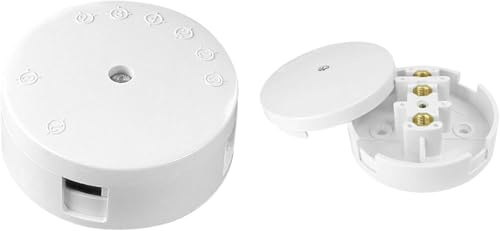 30 Amp Terminal Junction Box Plastic PVC Electrical Wiring 3 Terminal Cable Connector White