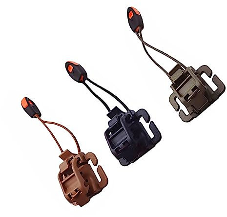 VANZACK 3pcs Outdoor Gear for Backpack Straps Clip Flashlight Webbing Molle Accessories for Rucksack