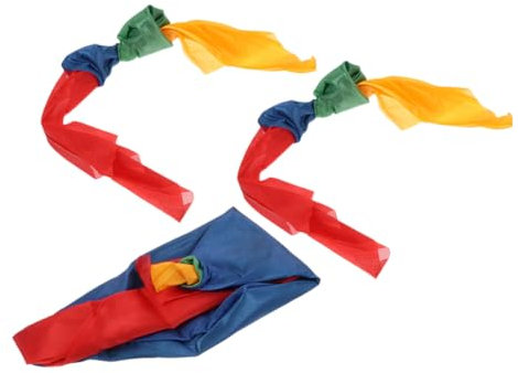 ERINGOGO 3stücke Magischer Trick Schal Farbwechselnder Handkerchief Für Zauberer Straßenrequisiten Und Comedy-Performance Lustige Illusion Leicht Zu Bedienen Und Tragbar