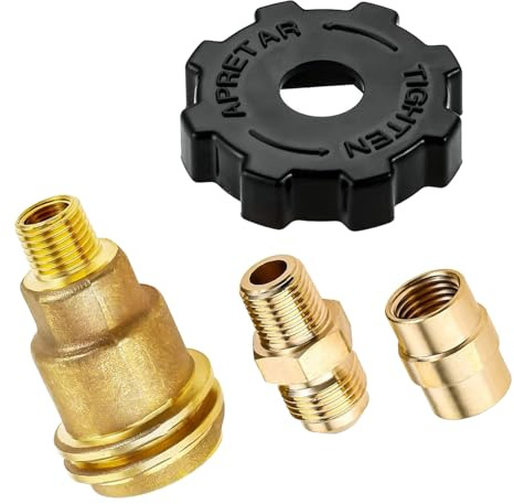 Set idraulico in ottone di alta qualità con attacco rapido QCC1 accoppiamento 3/8 svasato 1/4 raccordi per sistemi idraulici raccordi in ottone