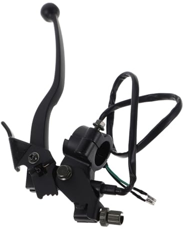 FUNOMOCYA Palanca de Freno Derecha para Moto y Atv Resistente y Rápida Instalación con Freno de Estacionamiento Integrado para Terrenos Arenosos y Accidentados Compatible con Quad y Scooter
