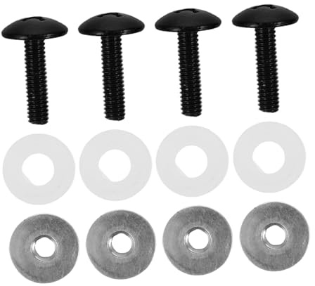 ERINGOGO Hockey Visor Screw Kit with Washers and Cylindrical Rings Easy Installation Helmet Visor Hardware for Ice and Roller Hockey Complete Replacement
