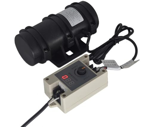 Moteur de vibration à courant continu BLDC avec contrôleur de vitesse PWM 30 W 3 700 tr/min Système anti-fatigue haute force Vibrateur à béton