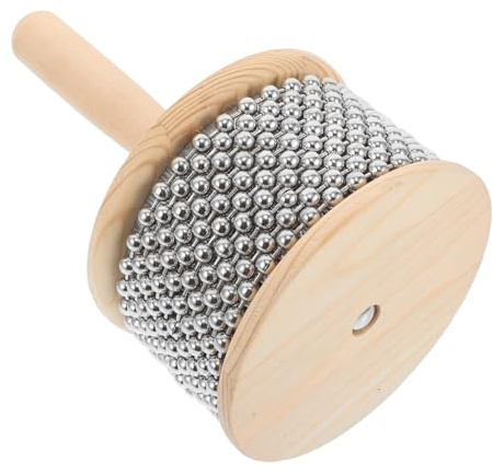 TOVINANNA Cabasa mit Robustem Material Handpercussion Instrument und Metall Geeignet für Schule Unterricht und Gruppenauftritte Vielseitig für Altersgruppen
