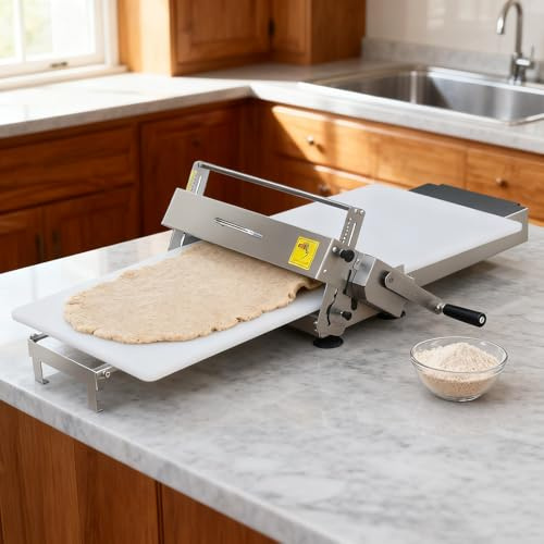 Rouleau à pâtisserie manuel avec épaisseur de pâte réglable, rouleau à pâtisserie pliable avec planche à rouler, rouleau à pâtisserie manuel pour pizzas, croissants, pâtisseries et fondants B